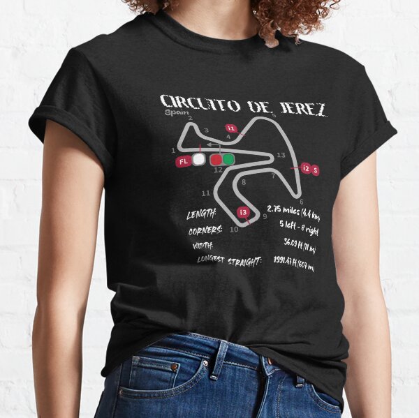 Descubre la camiseta oficial del Circuito de Jerez: ¡Lleva contigo la emoción de la pista!