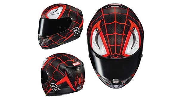 Descubre el casco inspirado en Miles Morales para los amantes de las motos