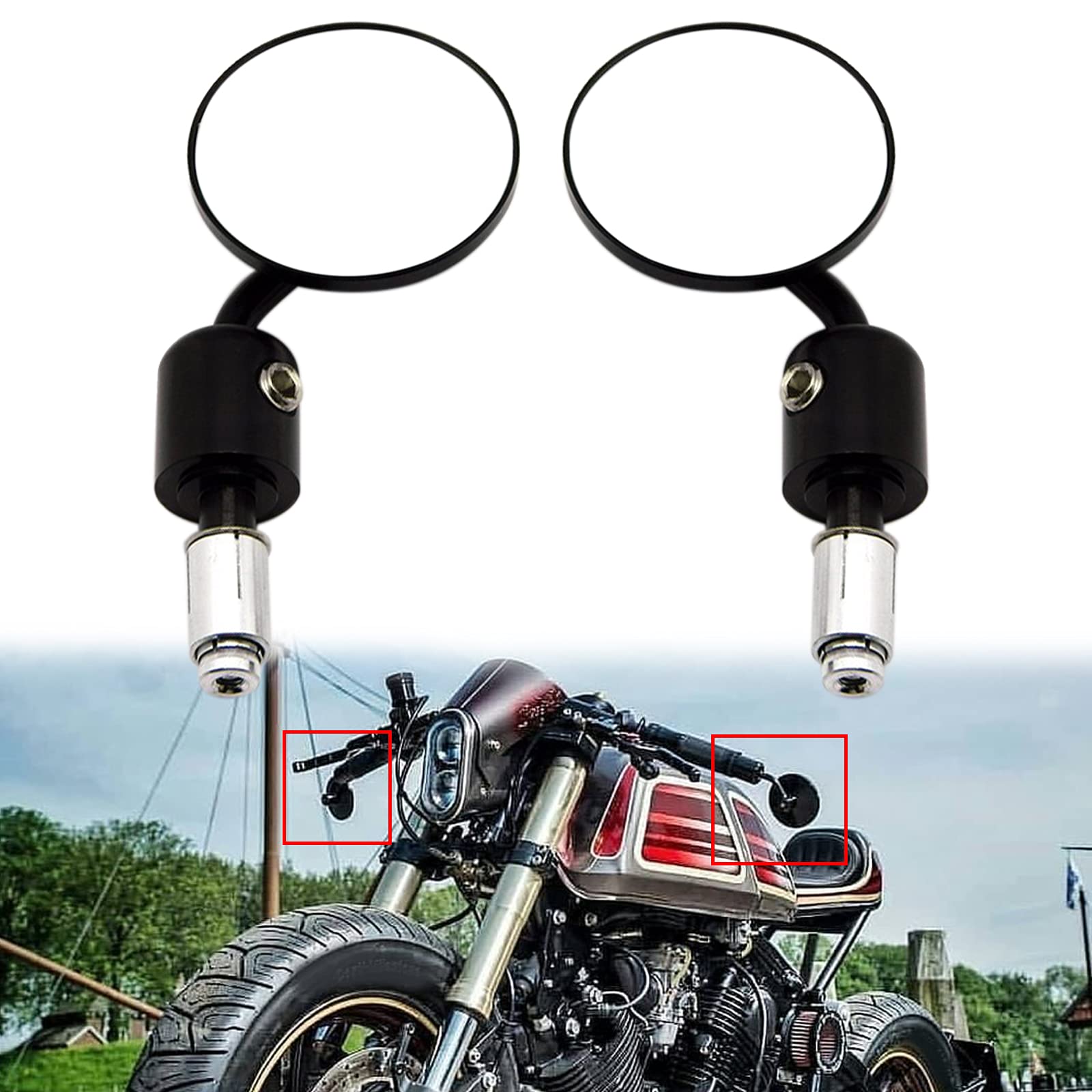 Los Mejores Retrovisores para tu Moto Cafe Racer: Estilo y Funcionalidad